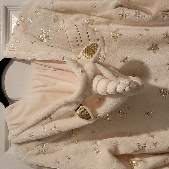 JUSTICE UNICORN Fluffy Onesie, Size 16-18 - Picture 4 of 5